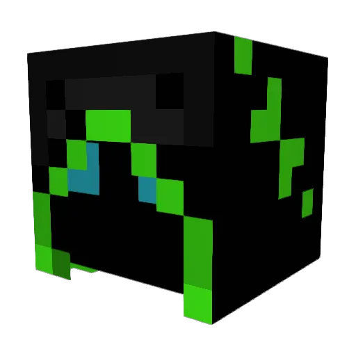 Hoppy628 Minecraft avatar head, 3D render
