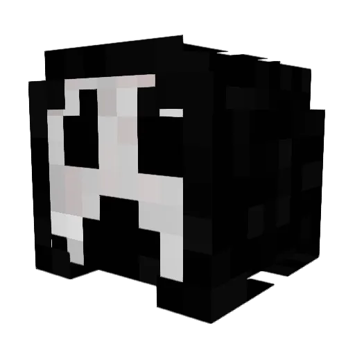 HopsenderMops Minecraft avatar head, 3D render