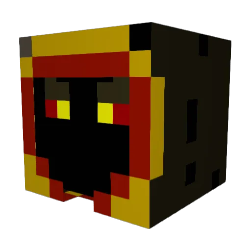 HopsiPlopsi Minecraft avatar head, 3D render