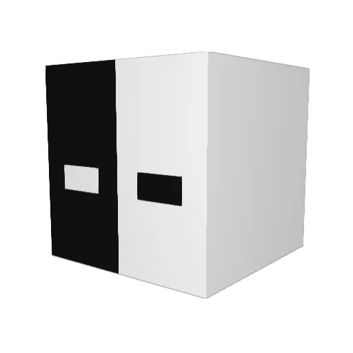 Hora953 Minecraft avatar head, 3D render