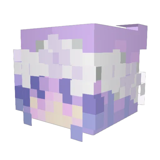 HoraceChen Minecraft avatar head, 3D render