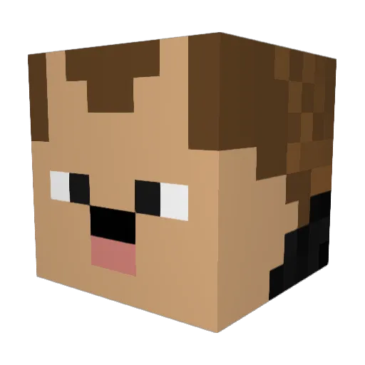 Horaj_Mobbyn Minecraft avatar head, 3D render