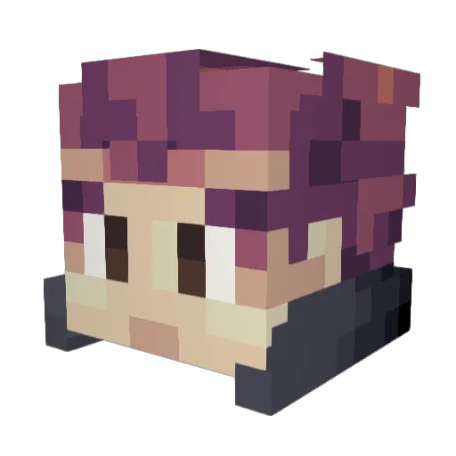 Horakhty07 Minecraft avatar head, 3D render