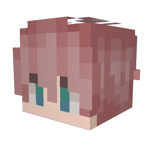 HoraryElf Minecraft avatar head, 3D render