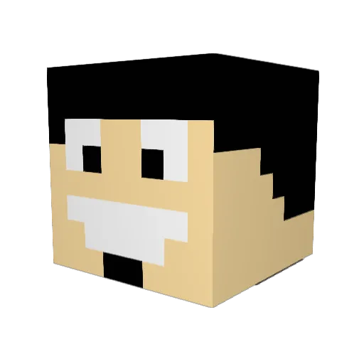 Horehound42 Minecraft avatar head, 3D render