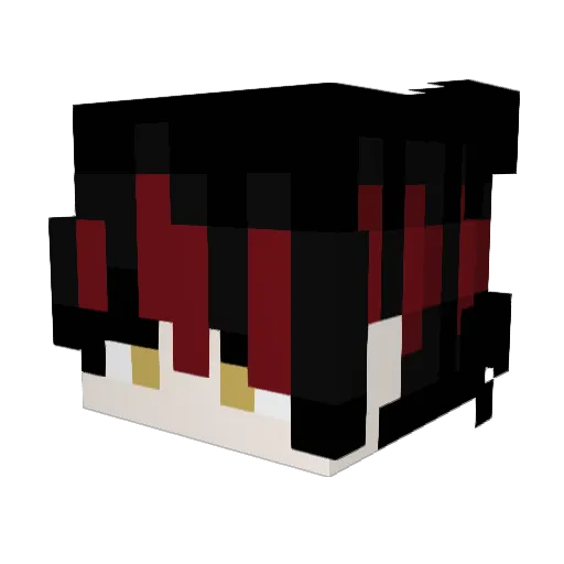 Horer43 Minecraft avatar head, 3D render