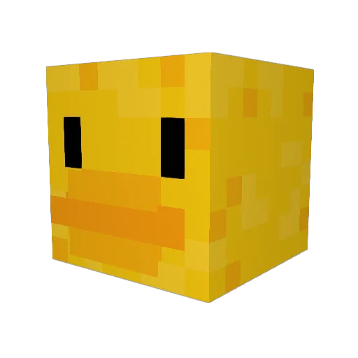 HorizontalDook Minecraft avatar head, 3D render