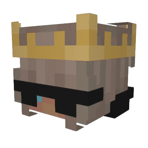 Horizvn Minecraft avatar head, 3D render