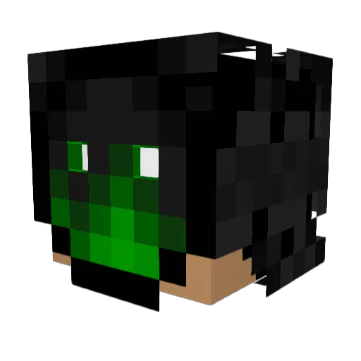 Horko720 Minecraft avatar head, 3D render