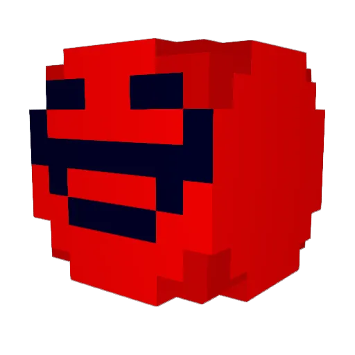HornEquation20 Minecraft avatar head, 3D render