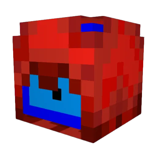 HornedFrog12 Minecraft avatar head, 3D render