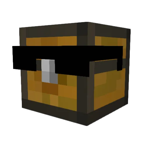 Hornschi Minecraft avatar head, 3D render