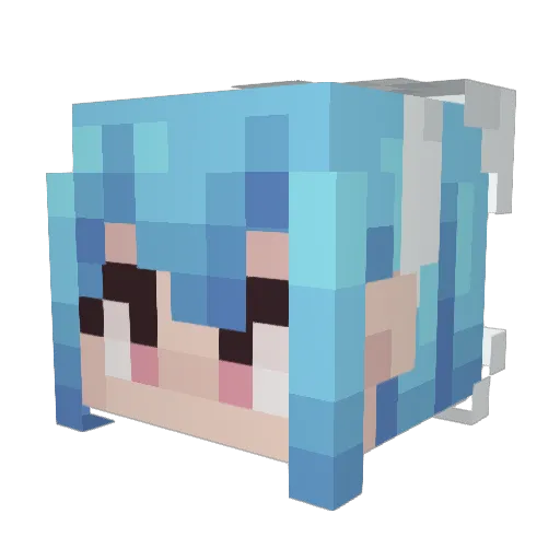 Horny_Lord Minecraft avatar head, 3D render