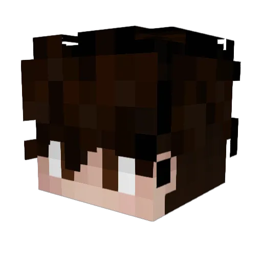 Horosho_ Minecraft avatar head, 3D render