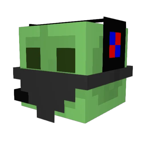 Horrible_Slayer Minecraft avatar head, 3D render