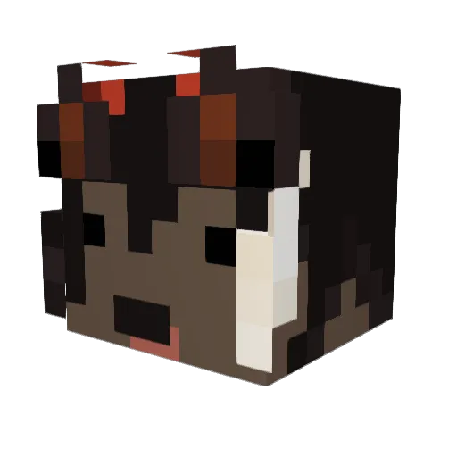 Horrid_Yeen Minecraft avatar head, 3D render