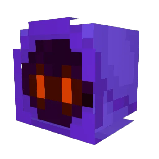 Horrorsum Minecraft avatar head, 3D render