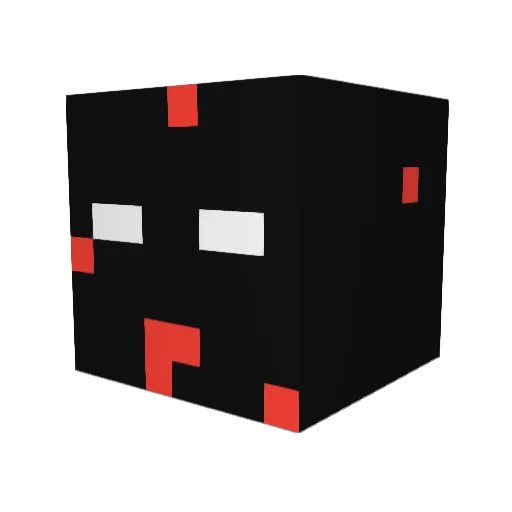 HorsePuncher Minecraft avatar head, 3D render