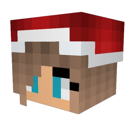 Horsecraft124 Minecraft avatar head, 3D render