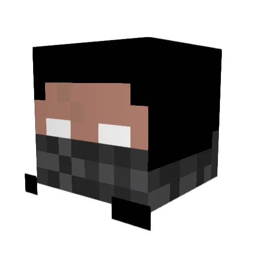 Horst_Dieter10 Minecraft avatar head, 3D render