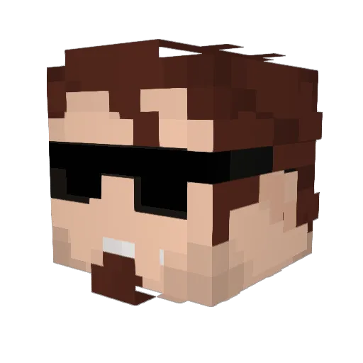 Horten_Ho Minecraft avatar head, 3D render