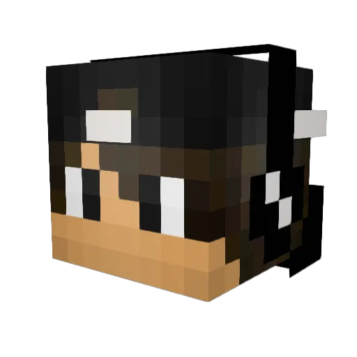 Horus94 Minecraft avatar head, 3D render
