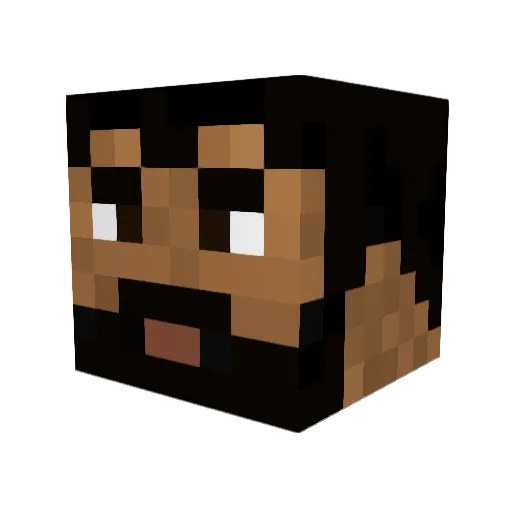 Horusbr9 Minecraft avatar head, 3D render