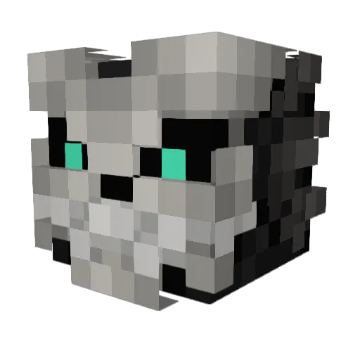 Horyzon__ Minecraft avatar head, 3D render