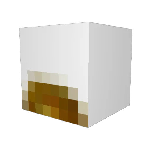 Hose_B Minecraft avatar head, 3D render
