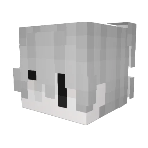 HosenJPN Minecraft avatar head, 3D render