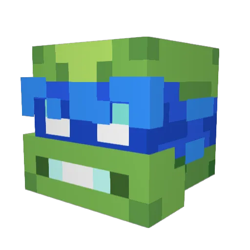 Hoshasei14 Minecraft avatar head, 3D render