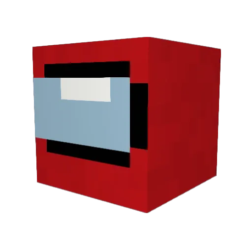 Hoshikon Minecraft avatar head, 3D render