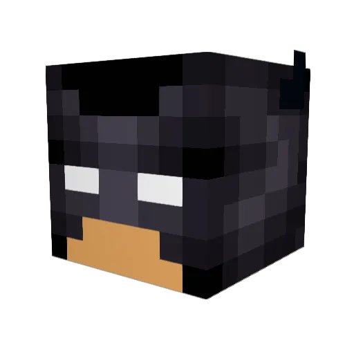 HostListener Minecraft avatar head, 3D render