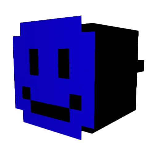 Host_S Minecraft avatar head, 3D render