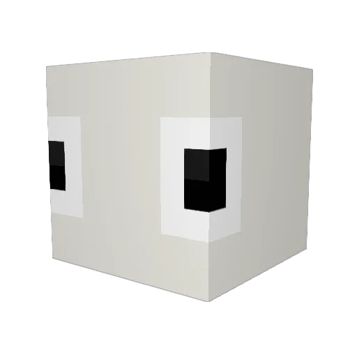 HostileSword10 Minecraft avatar head, 3D render