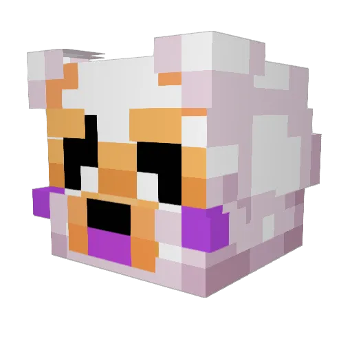 Hosuh_76 Minecraft avatar head, 3D render