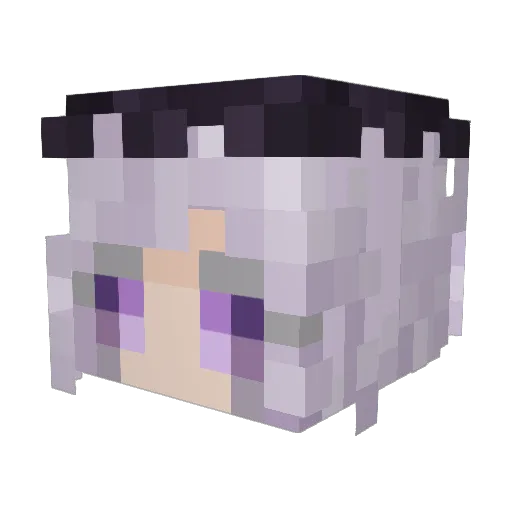 Hot24dog_ Minecraft avatar head, 3D render