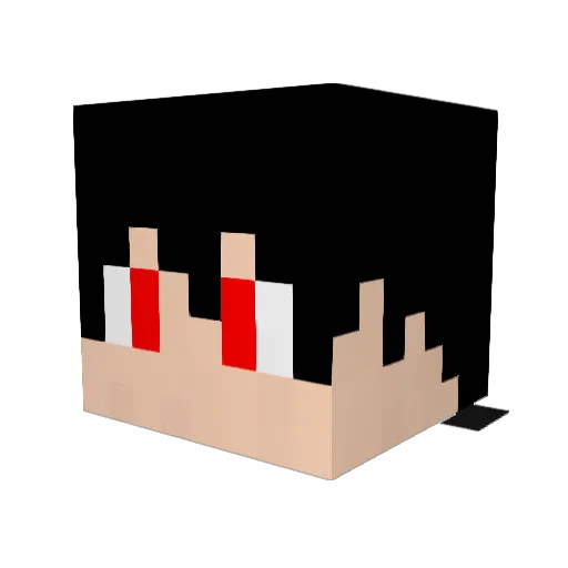 HotBeatz17 Minecraft avatar head, 3D render