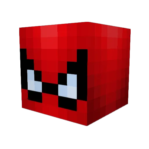 HotBoxBenny Minecraft avatar head, 3D render