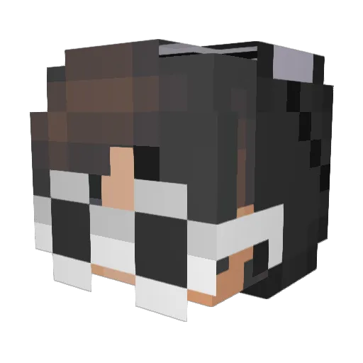 HotCakes69 Minecraft avatar head, 3D render
