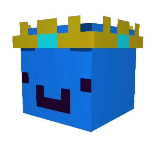 HotDogK Minecraft avatar head, 3D render