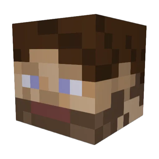 HotFuzzz42 Minecraft avatar head, 3D render