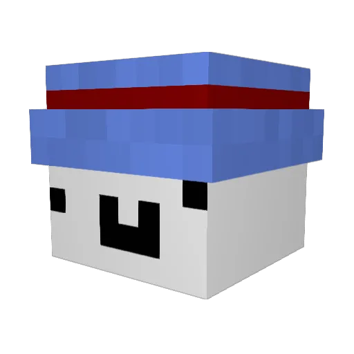 HotJula Minecraft avatar head, 3D render