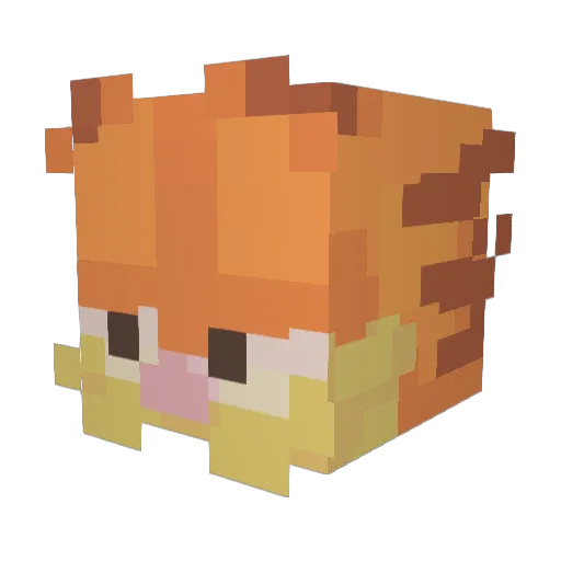 HotMinute Minecraft avatar head, 3D render