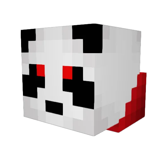 HotPocket6969 Minecraft avatar head, 3D render
