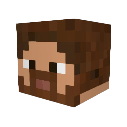 HotRise Minecraft avatar head, 3D render
