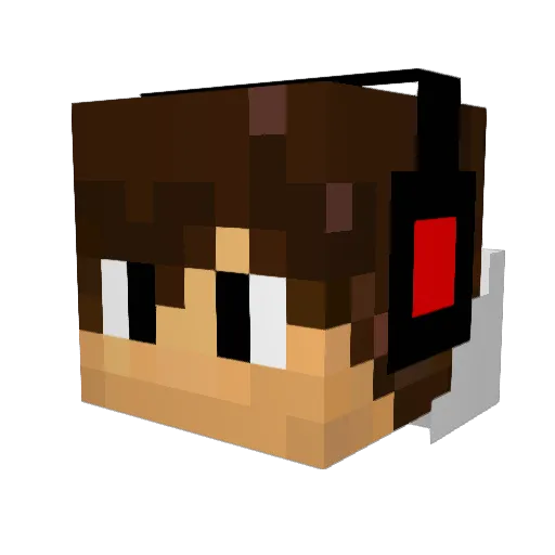 HotRod_Recon Minecraft avatar head, 3D render
