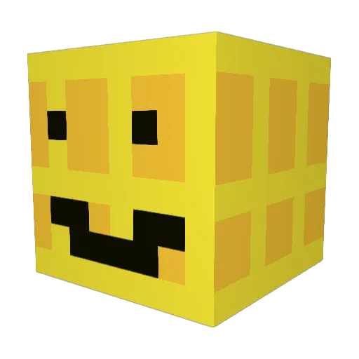 Hot_Luftwaffles Minecraft avatar head, 3D render