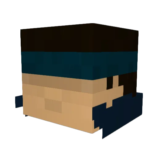 Hot_Rod24 Minecraft avatar head, 3D render