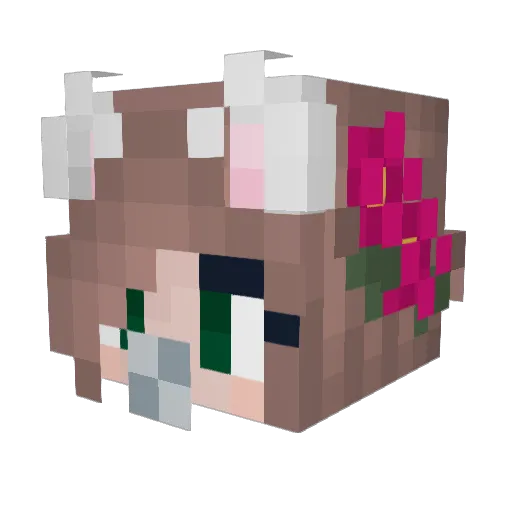 Hot_Sinatra Minecraft avatar head, 3D render